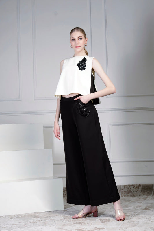 Top Set - Ivory/Black