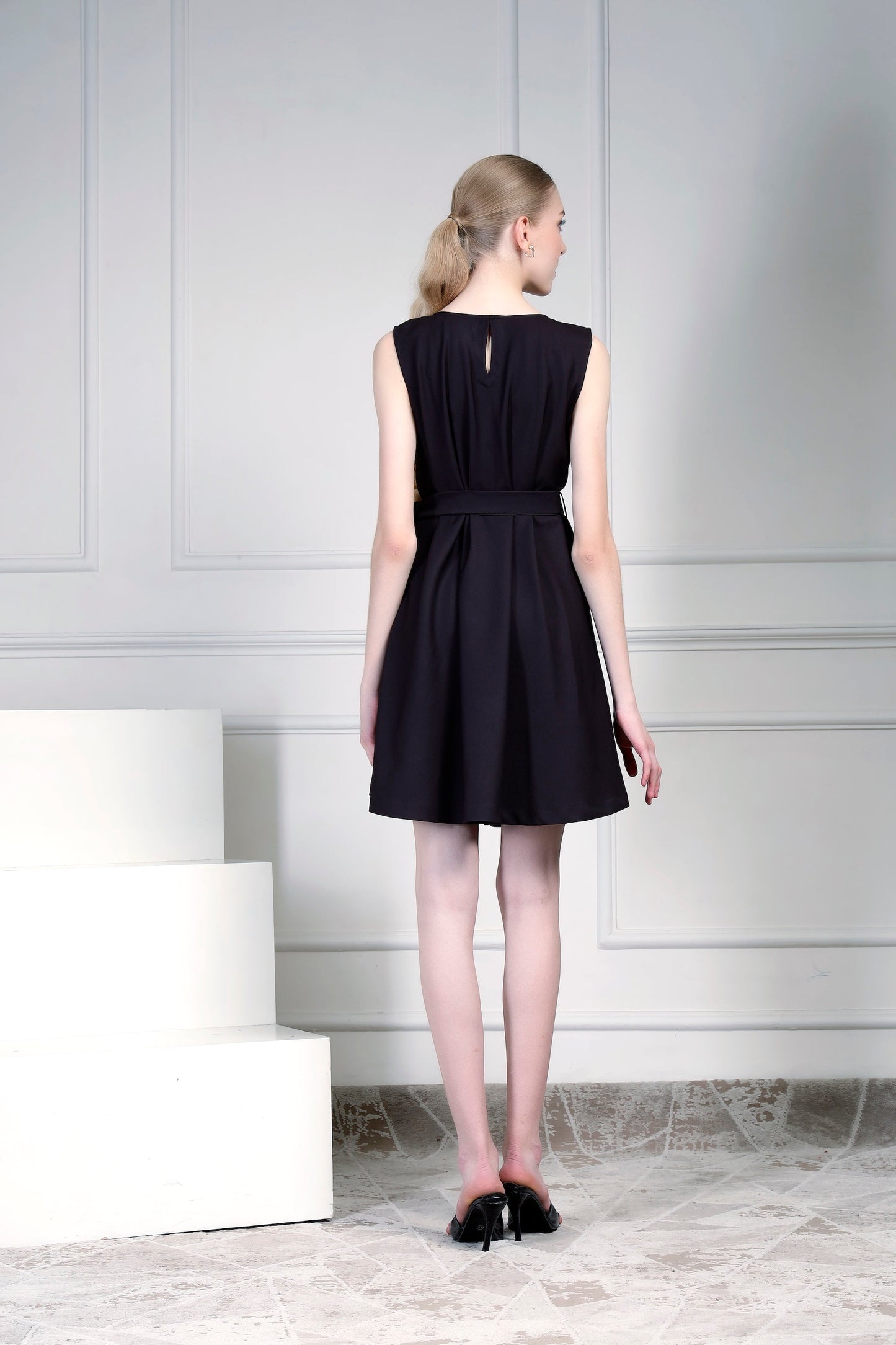 A-Line Dress - Dark Blue