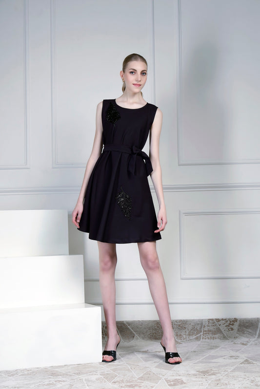 A-Line Dress - Dark Blue