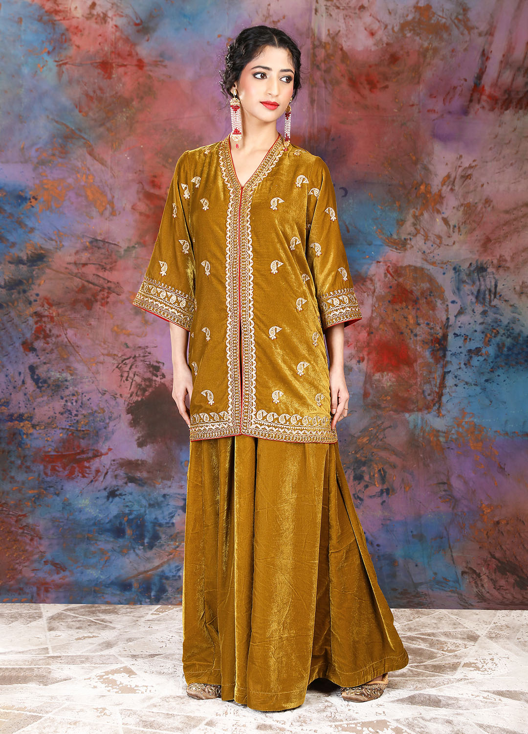 Jacket Set - Honey Gold
