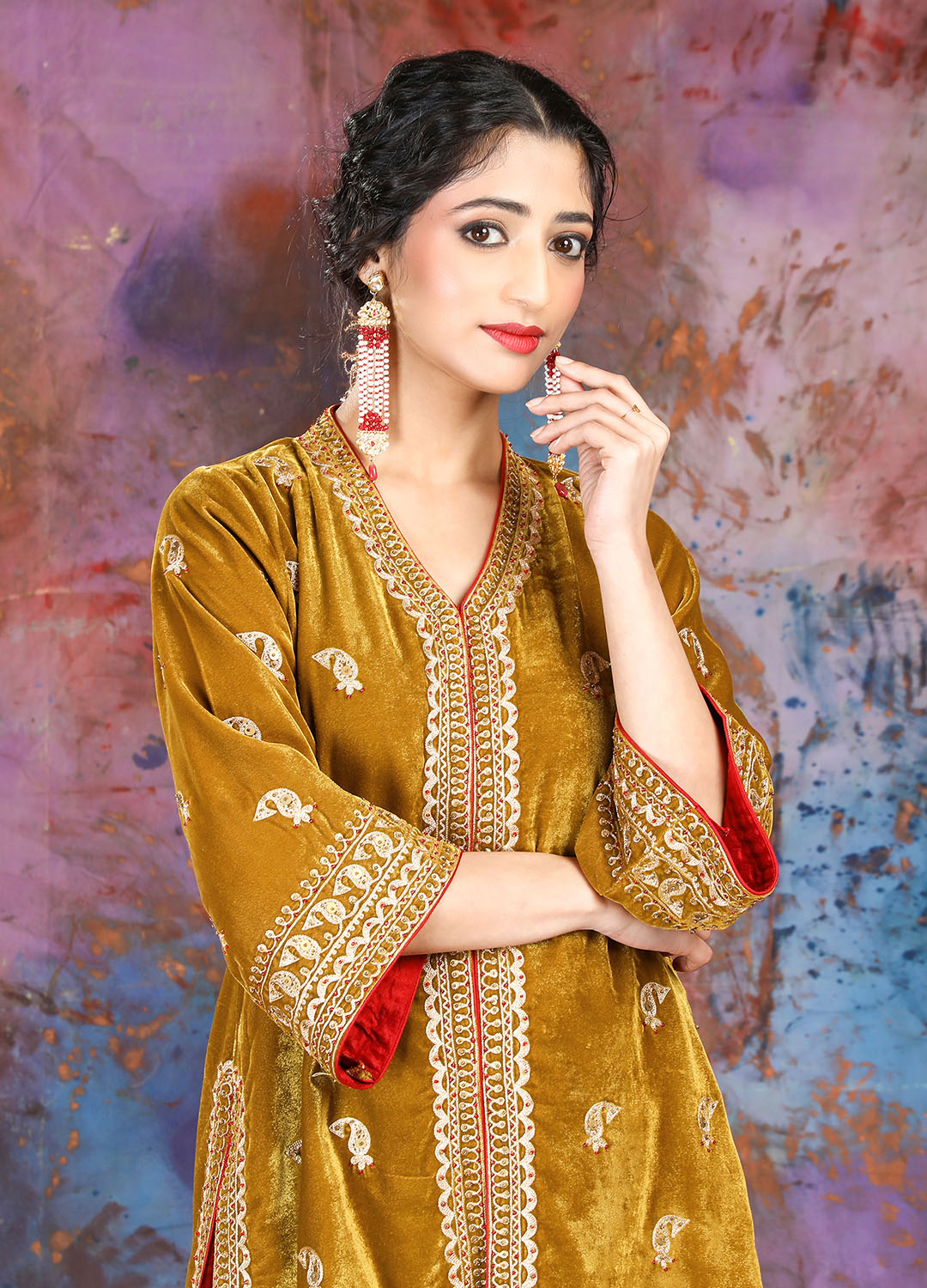 Jacket Set - Honey Gold