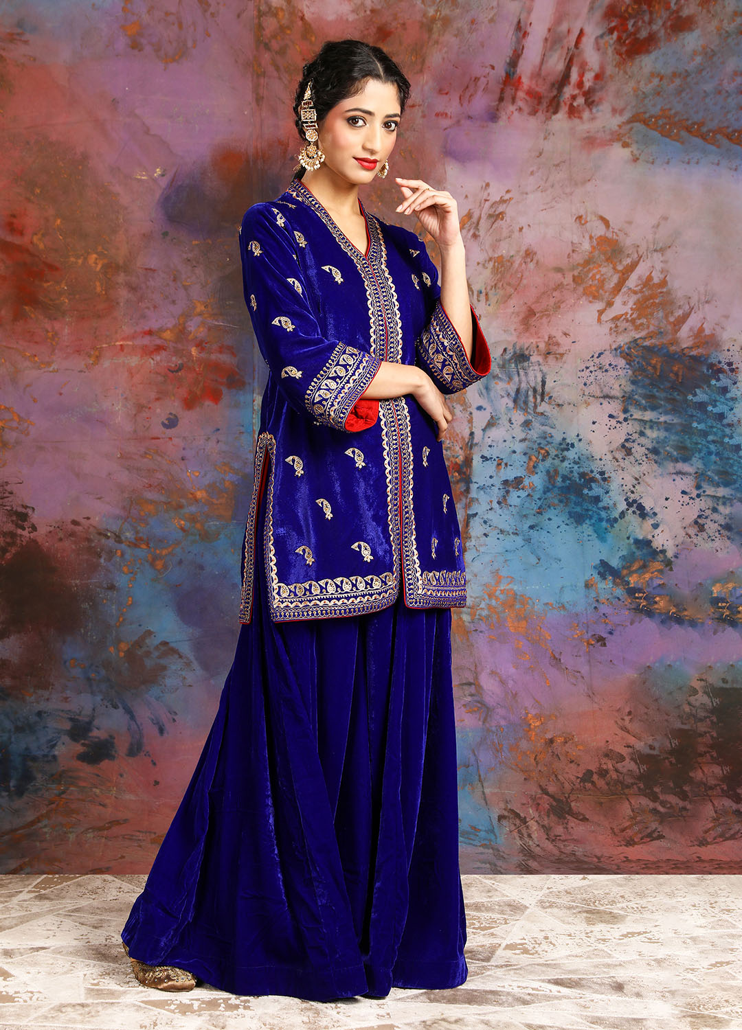 Jacket Set - Royal Blue