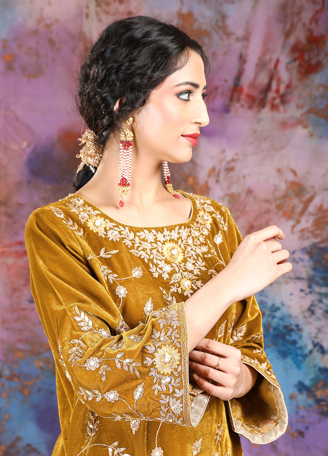 Kurta Set - Honey Gold