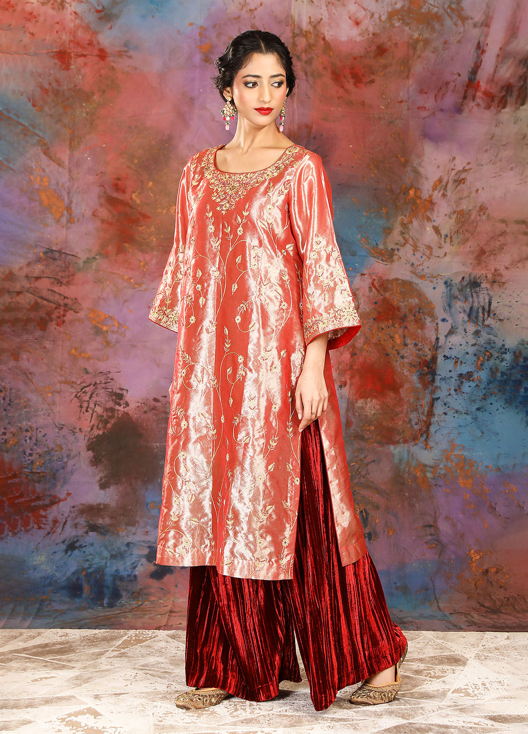 Kurta Set - Rose Gold