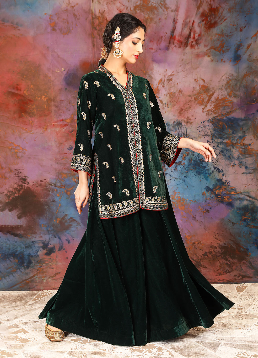 Jacket Set - Emerald
