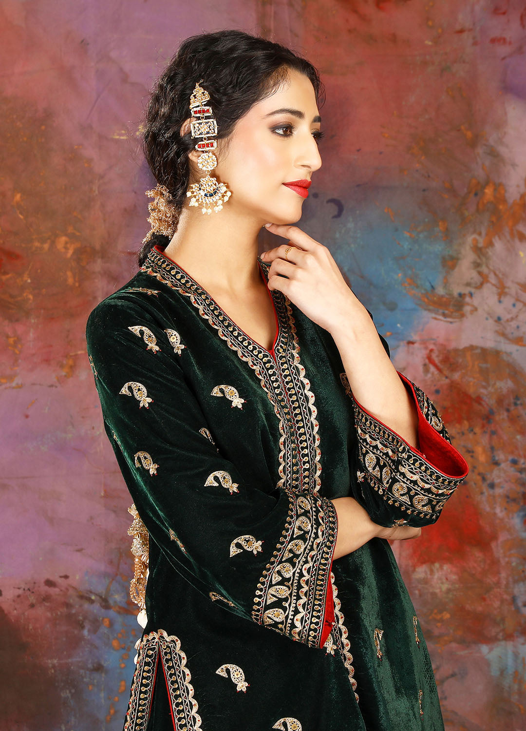 Jacket Set - Emerald