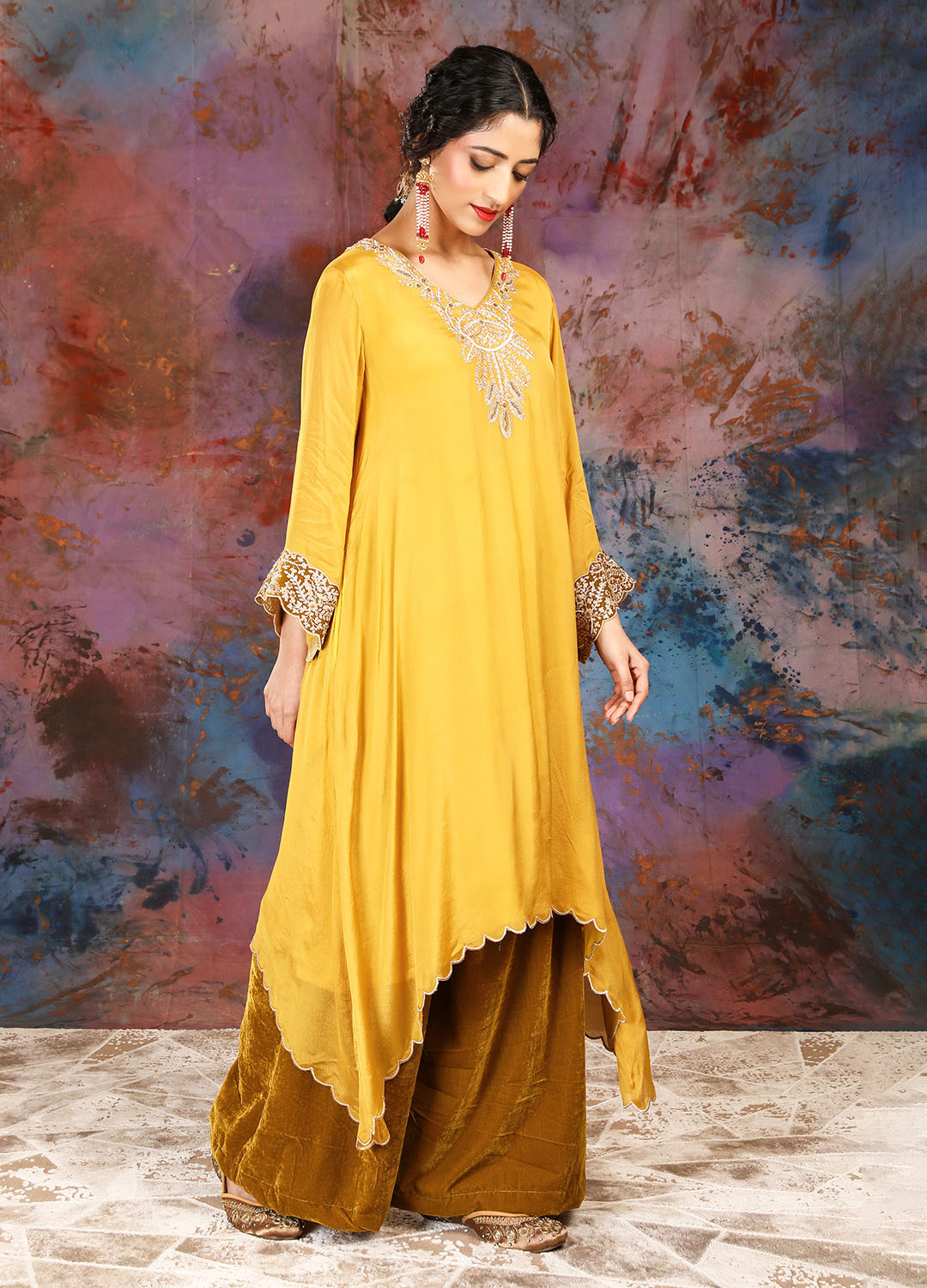 Kurta Set - Honey Gold