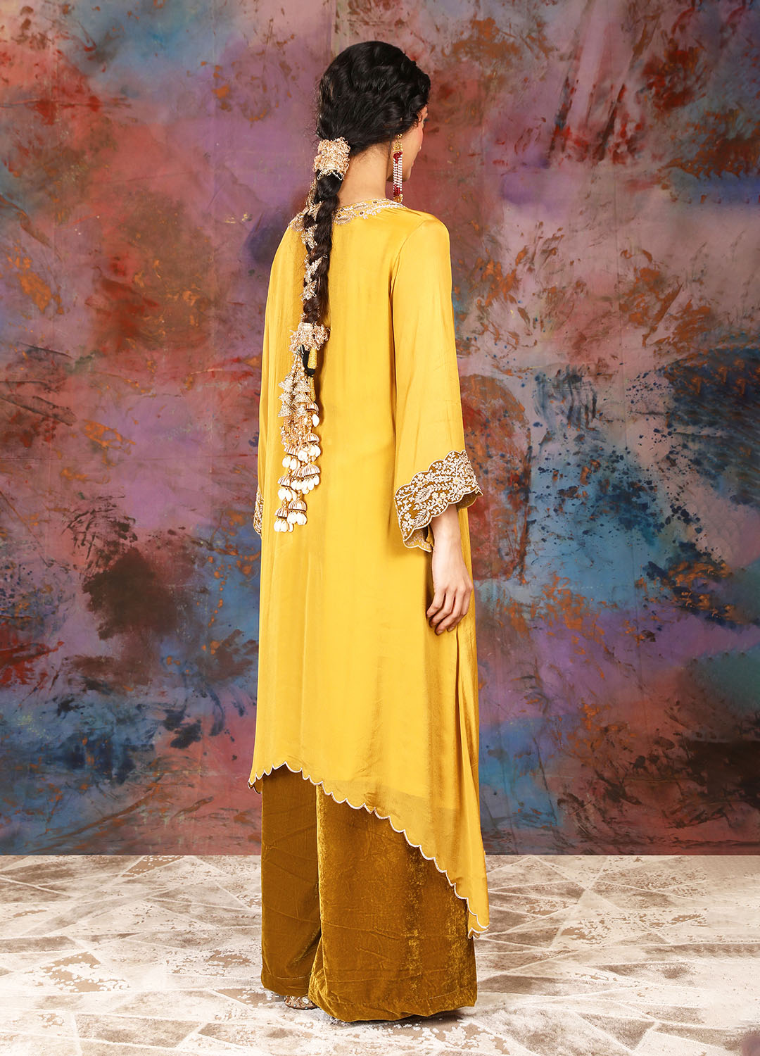 Kurta Set - Honey Gold