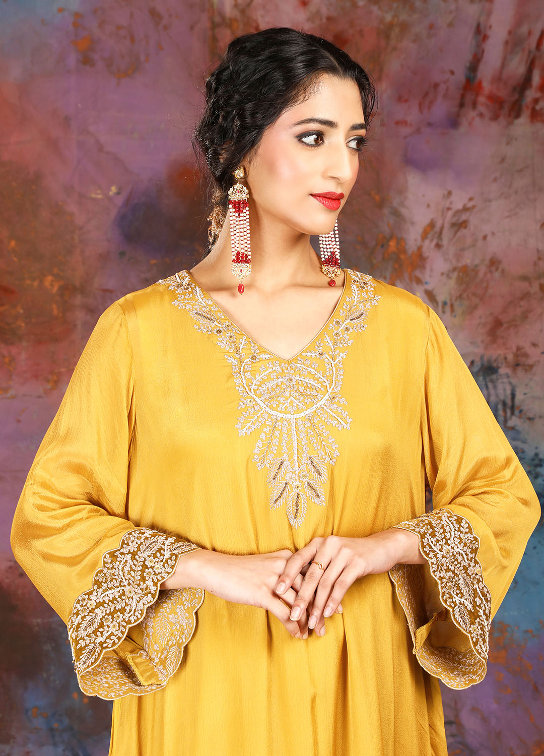 Kurta Set - Honey Gold