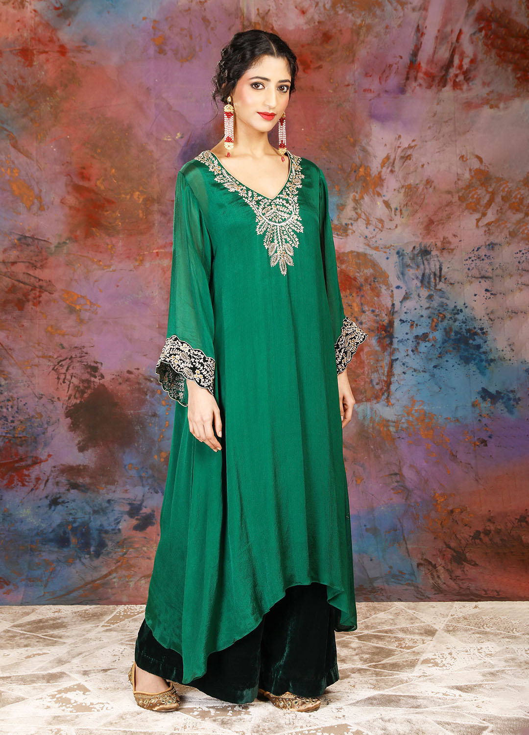 Kurta Set - Emerald