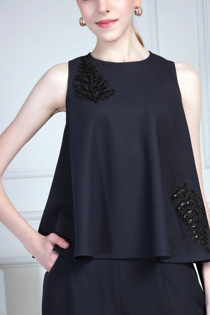 A-Line Top Set - Dark Blue