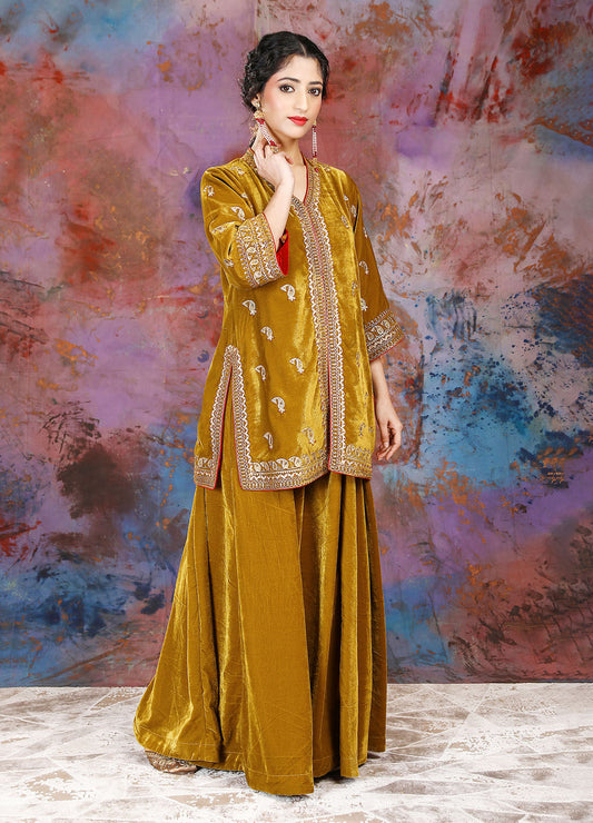 Jacket Set - Honey Gold