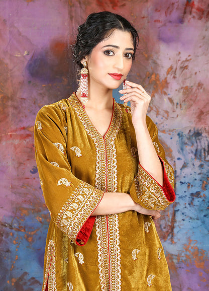 Jacket Set - Honey Gold