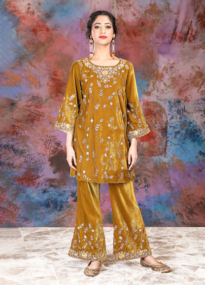 Kurta Set - Honey  Gold