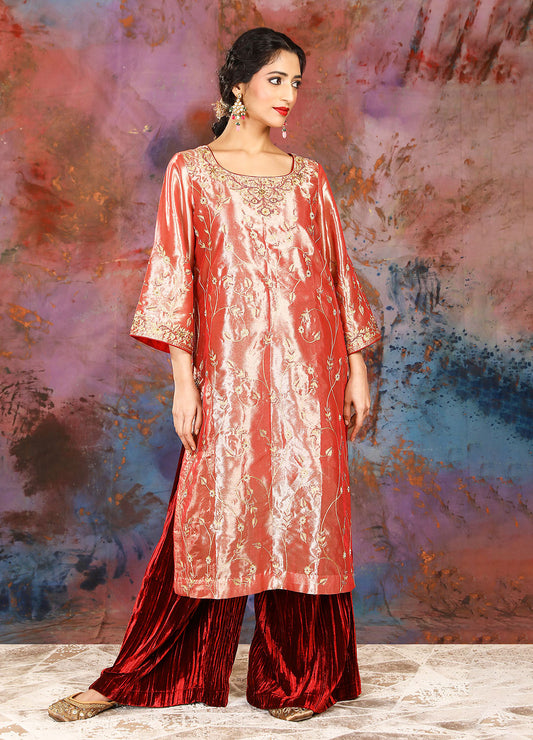 Kurta Set - Rose Gold