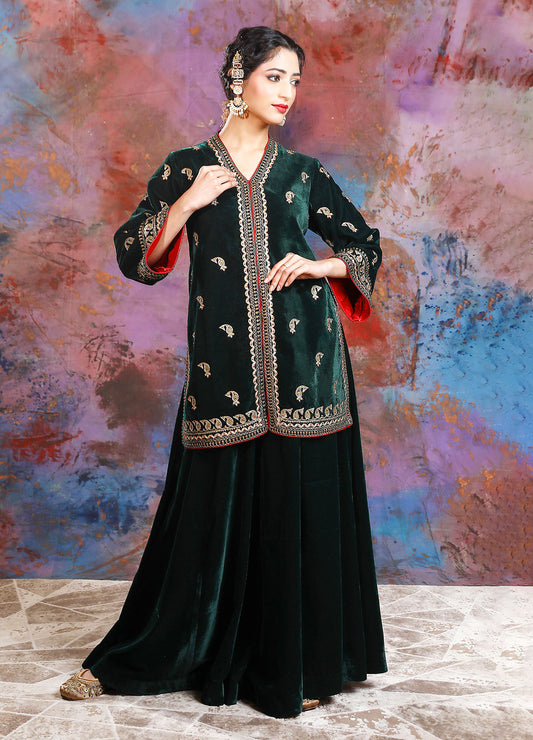 Jacket Set - Emerald
