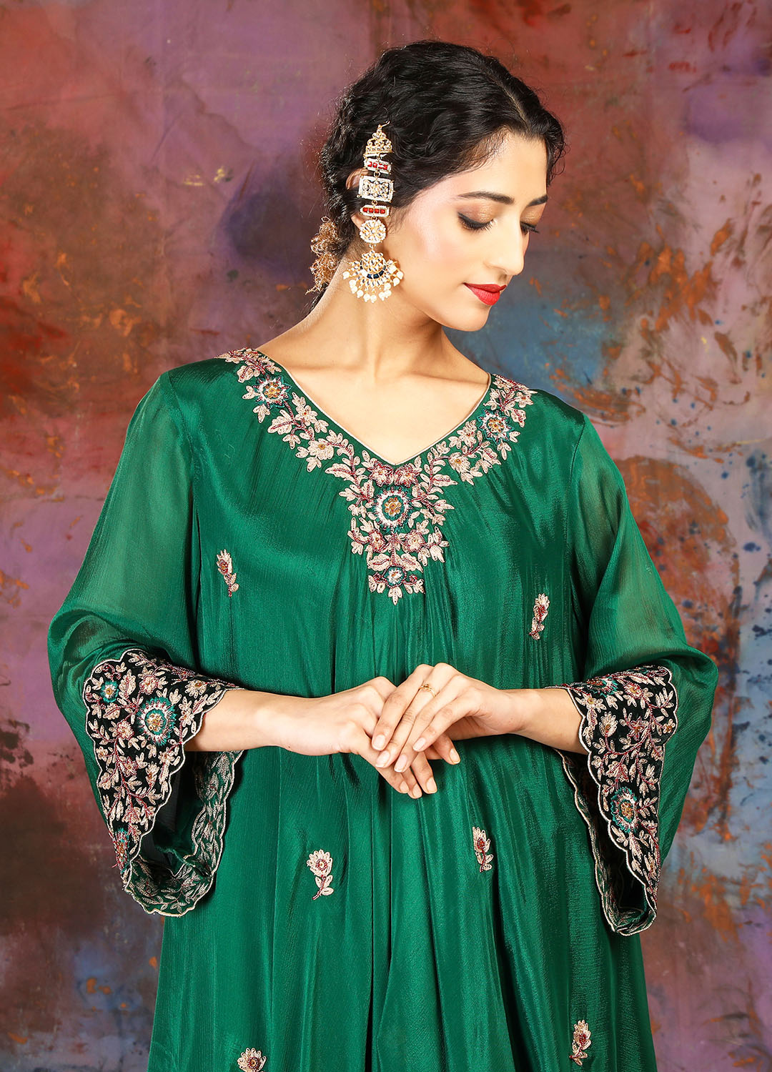 Sharara Set - Emerald