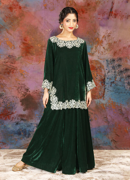 Sharara Set - Emerald