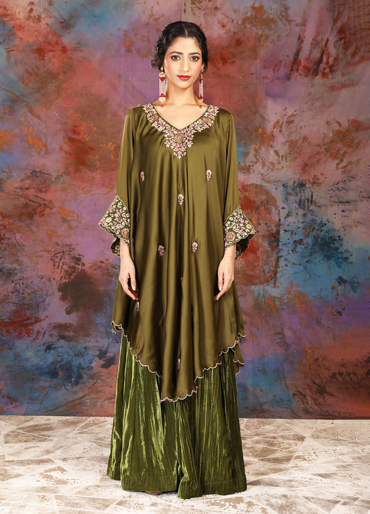 Sharara Set - Olive