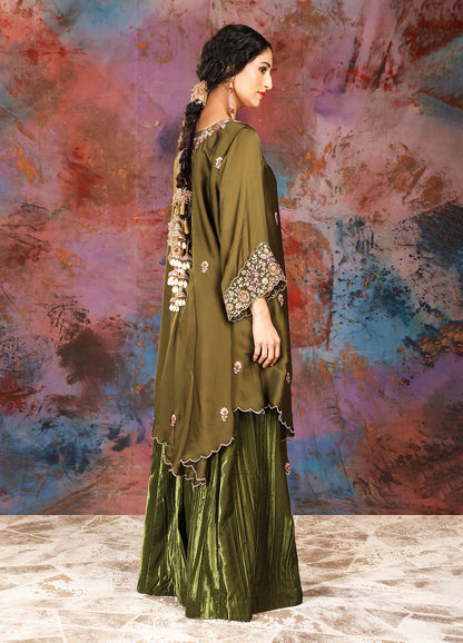 Sharara Set - Olive