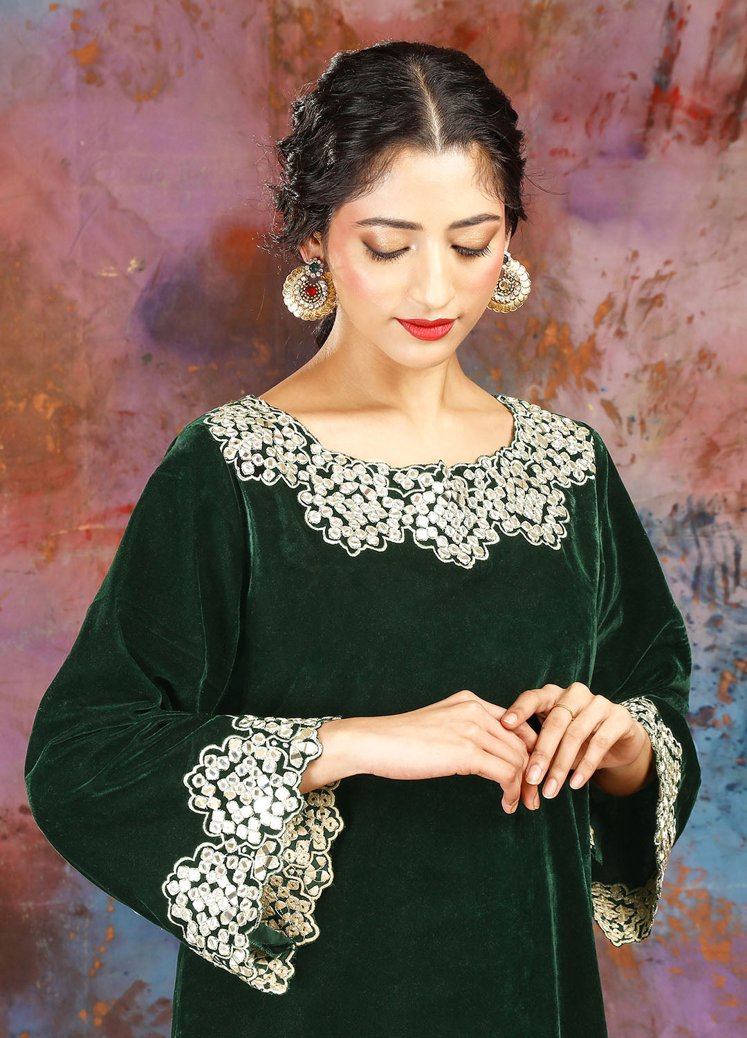 Sharara Set - Emerald