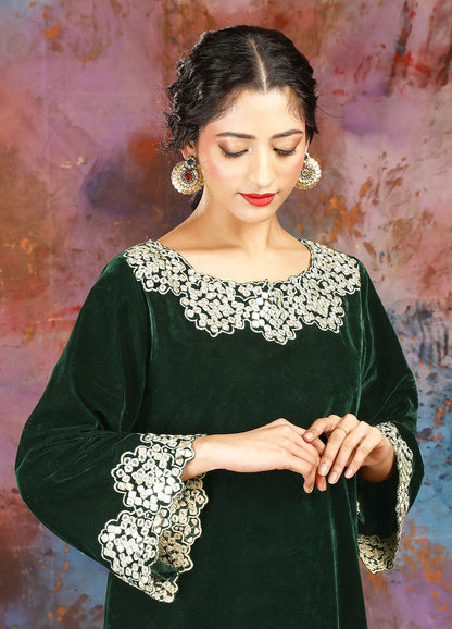 Sharara Set - Emerald