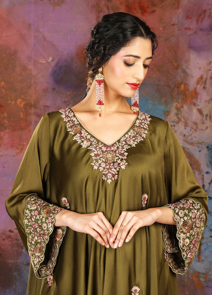 Sharara Set - Olive